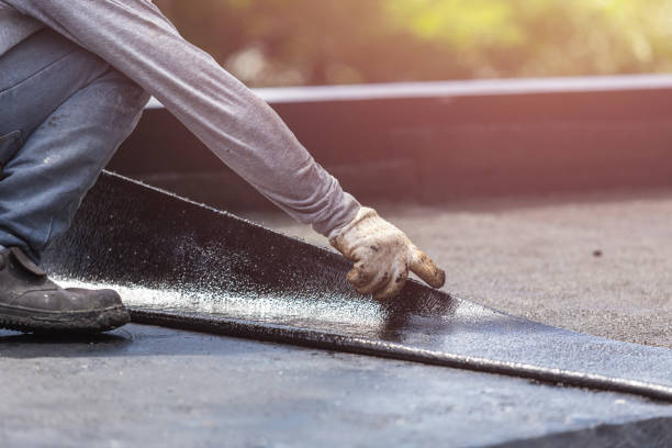 Professional Emergency Waterproofing technician working in Peachtree City, GA